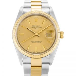 Rolex Oyster Perpetual Date 15223 Unisex Automatic 34 MM-1