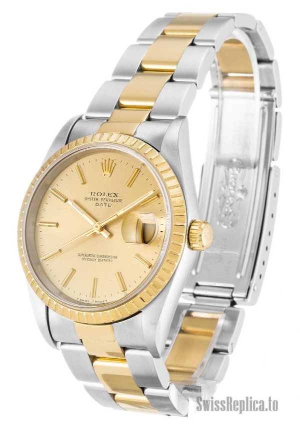 Rolex Oyster Perpetual Date 15223 Unisex Automatic 34 MM-1_1