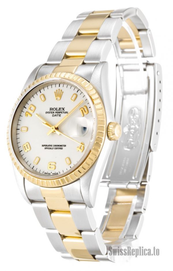 Rolex Oyster Perpetual Date 15223 Unisex Automatic 34 MM-1_1