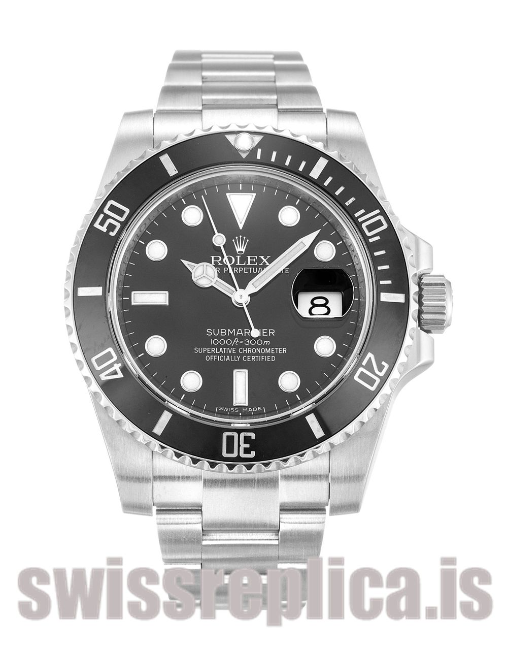 Rolex Submariner Black Dial Stainless Steel automatic swiss watch — R Wolf  Fine Jewelers