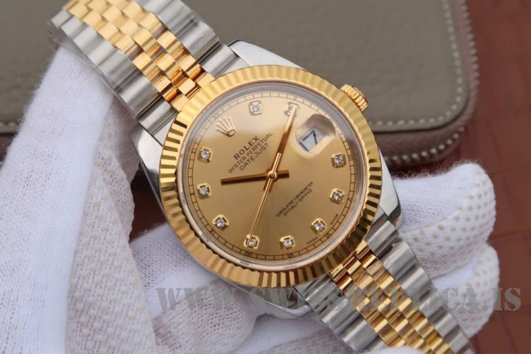 Rolex Datejust 126333.3 Women Gold 41MM - Swiss Replica Watches Store ...